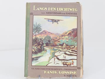 Langs den Luchtweg – van Amsterdam naar Batavia – N.V. S, Ophalen of Verzenden, Nieuw