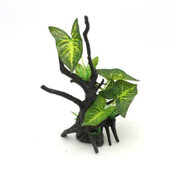 Kunstplant op hout OS-212 - aquarium decoratie, Ophalen of Verzenden, Nieuw