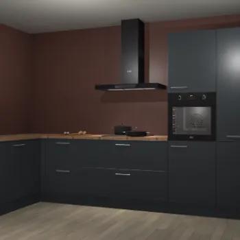 Onyxgrijze keuken Nuuk 65636, Verzenden, Nieuw
