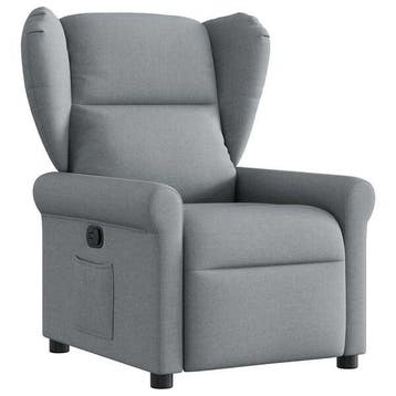 Fauteuil Stof Grijs | Tweedekansje | Laatste Stuk!, Huis en Inrichting, 75 tot 100 cm, Ophalen of Verzenden, Zo goed als nieuw