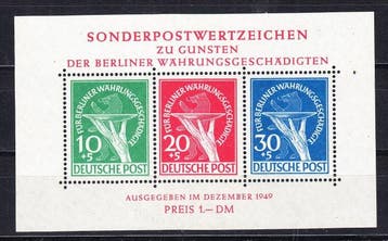 Duitsland - Berlijn 1949 - Pamflet over slachtoffers van de, Gestempeld