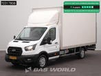Ford Transit 130pk Laadklep Bakwagen Airco Cruise Euro6 Meub, Stof, Gebruikt, Euro 6, Wit
