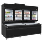 GGM Gastro | Koel-/vriescombinatie voor wandmontage - 2500mm, Witgoed en Apparatuur, Vriezers en Diepvrieskisten, Verzenden, Nieuw
