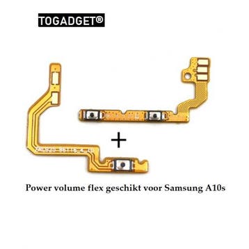 Samsung Galaxy A10s power en volume Flex Kabel, Verzenden, Nieuw