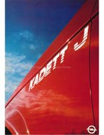 1981 OPEL KADETT J BROCHURE DUITS, Nieuw, Opel, Author