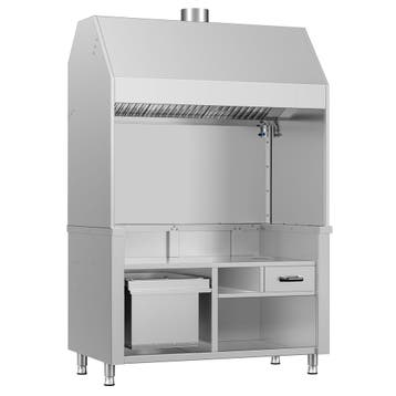 GGM Gastro | Neutraal element voor houtskool-/gasgrill |, Verzenden