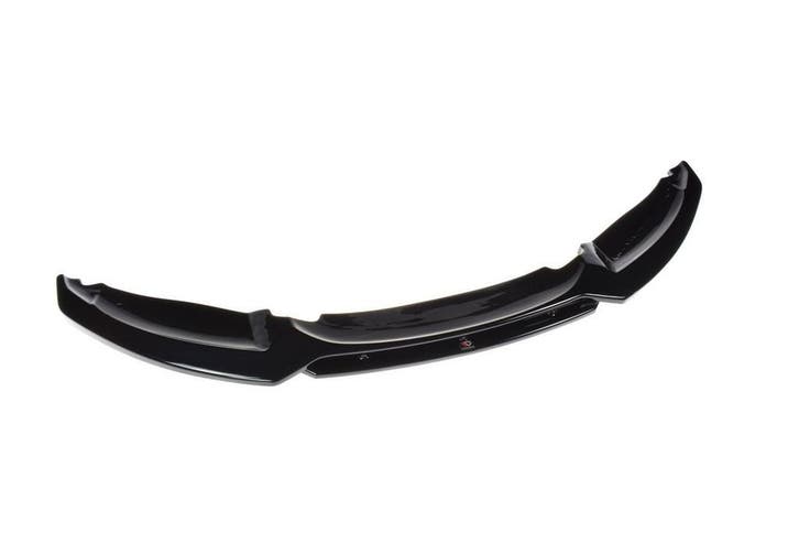 Frontspoiler Lip Zwart BMW E82 E88 M Pakket Maxton B2812, Auto-onderdelen, Carrosserie en Plaatwerk, Nieuw, BMW, Voor