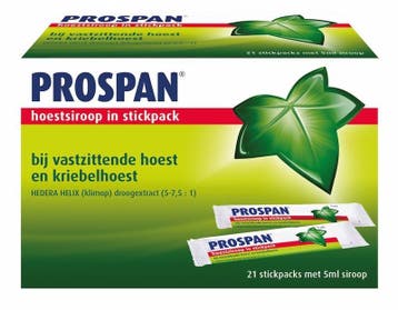Prospan Hedera helix stickpack 5 ml - 21 stuks, Verzenden, Nieuw