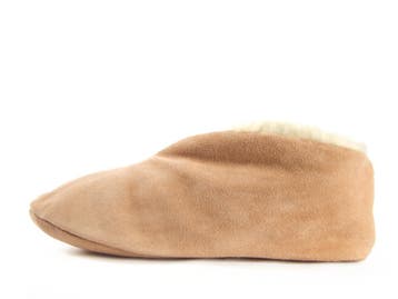 Spaanse sloffen bernardino beige 100% wol, Nieuw