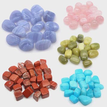 Natuurlijke Tumblestones: Helende Kristallen, Edelstenen & D, Verzenden, Nieuw