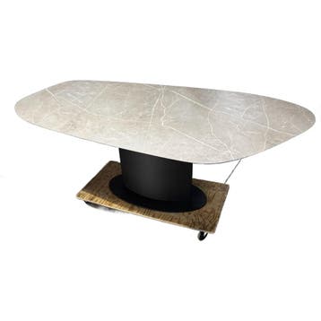bert plantagie Eettafel Talk 8.0 - Ongebruikt, Huis en Inrichting, Tafels | Eettafels, Kunststof, 100 tot 150 cm, Ophalen of Verzenden