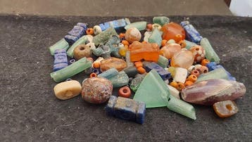 Oudegyptisch naar Romeins Glas meer dan honderd oude kralen