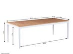 Tuintafel Sandro 180 x 90 cm | Aluminium Frame Wit, Ophalen of Verzenden, Nieuw