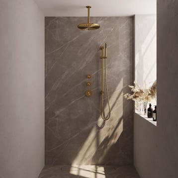Brauer Gold Edition Thermostatische Regendoucheset Inbouw -, Ophalen of Verzenden, Nieuw