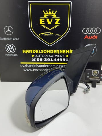 Ford Focus Station 2010 buitenspiegel links 212836367 blauw, Auto-onderdelen, Spiegels, Gebruikt, Ford