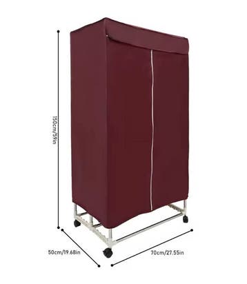 Draagbare Kledingdroger 1500W – Mini Wasdroger Reizen, Witgoed en Apparatuur, Wasdrogers, Verzenden, Nieuw