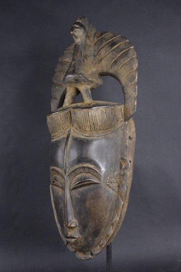 Ceremonieel masker - Yaure - Ivoorkust