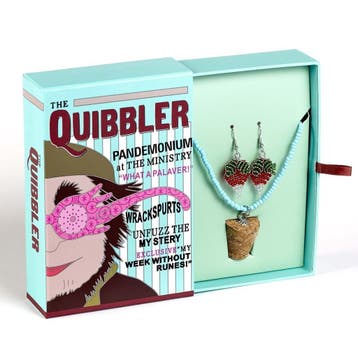 Harry Potter Luna Lovegood Oorbellen en Ketting Gift Set, Ophalen of Verzenden, Nieuw