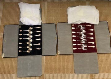 Bestekset voor 12 personen (24) - .800 zilver
