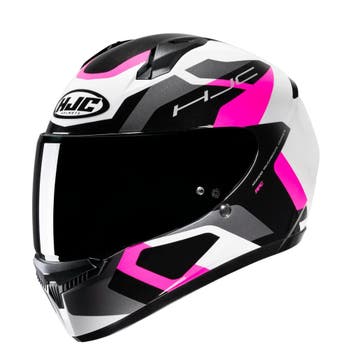 HJC C10 Tins Zwart Wit Roze Integraalhelm, Nieuw met kaartje, HJC, Integraalhelm, Heren