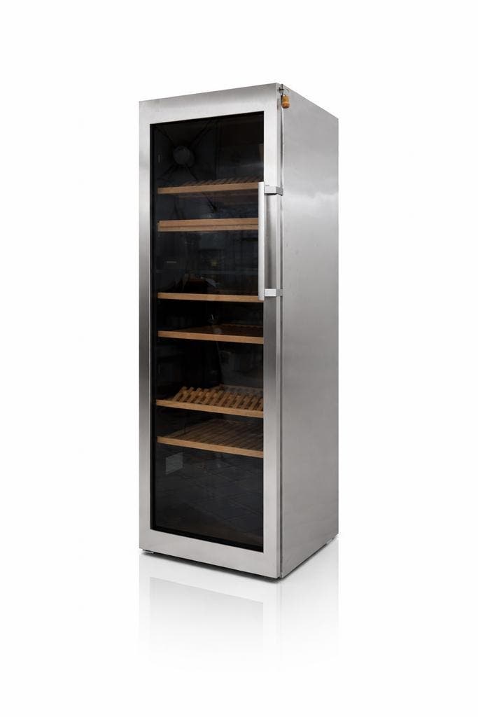 Liebherr Vinidor RVS Wijnkoelkast 221 flessen, Witgoed en Apparatuur, Koelkasten en IJskasten, Zo goed als nieuw, Verzenden