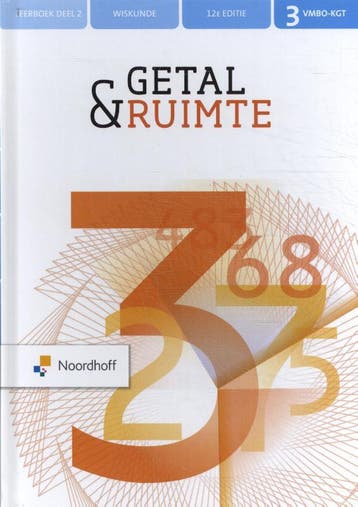 3 vmbo-kgt wiskunde / Getal & Ruimte / leerboek deel 2, Boeken, Verzenden, Zo goed als nieuw, C.J. Admiraal