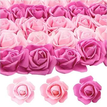 Foam Rozen Kunstbloemen Hoofden voor DIY Decoratie, Verzenden, Nieuw