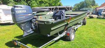 Jon boot + 100pk Yamaha super snel!, Watersport en Boten, Aluminium, Zo goed als nieuw, Ophalen, 70 pk of meer