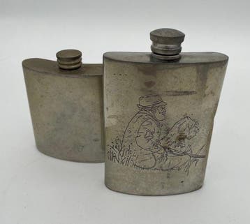 ENGLISH PEWTER - Flacon (2) - Tin