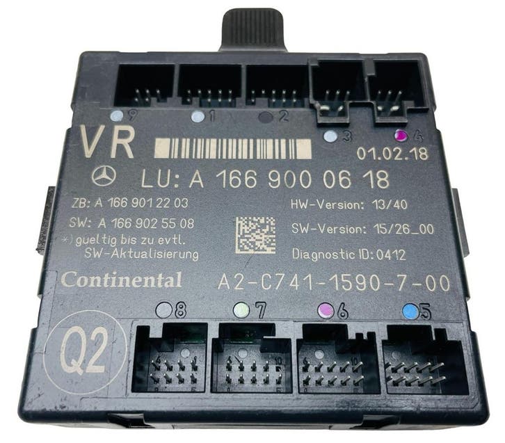 Centrale Deurvergrendelingsmodule A1669000618 Mercedes, Auto-onderdelen, Motor en Toebehoren, Nieuw, Mercedes-Benz, Verzenden