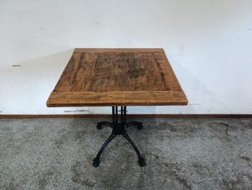Terrastafel - B69 x D69 x H73 cm - hout
