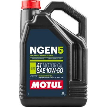 Motul Ngen 5 10W50 4T 4 X 4L (Doos), Verzenden, Nieuw