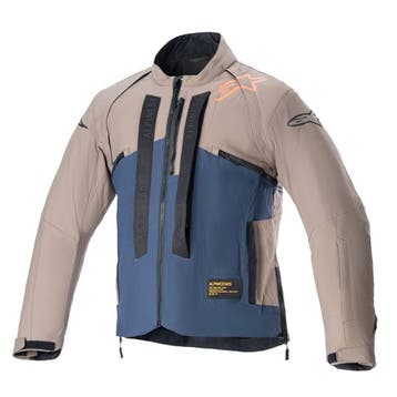 Alpinestars Techdura Jas Falcon Bruin Night Marineblauw, Motoren, Kleding | Motorkleding, Nieuw met kaartje, Jas | textiel, Alpinestars