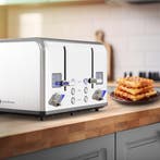 2dekans | KitchenBrothers Broodrooster - Toaster - 6, Ophalen of Verzenden, Zo goed als nieuw