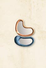 Marco Calhau - Wandspiegel (2) - Eik, Kersenhout, Elm - Spel