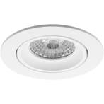 GU10 Inbouwspot Set - Mat Wit - Inbouw Rond - Kantelbaar -, Metaal of Aluminium, Nieuw, Ophalen of Verzenden, Led
