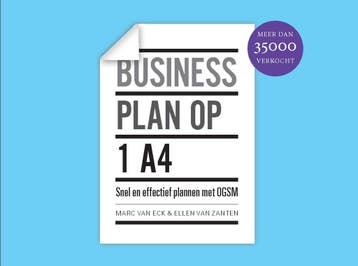 Businessplan Op 1 A4 | Marc Eck; Ellen Leenhouts | Nieuw, Ophalen of Verzenden, Nieuw, Marc Eck; Ellen Leenhouts