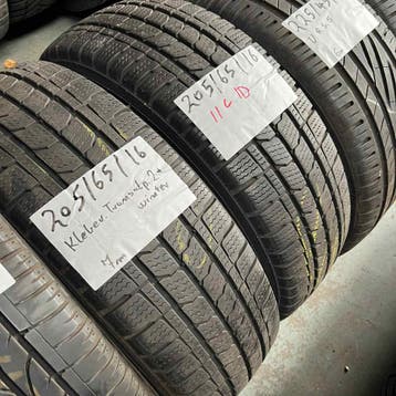 2 x Kleber TransAlp 205-65-16 C Winterbanden 7mm, 16 inch, Band(en), Bestelwagen, Gebruikt