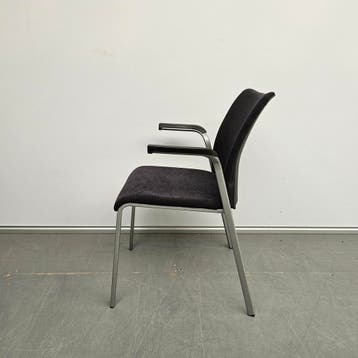 Steelcase Eastside conferentiestoel - zwarte stof (alleen pe, Huis en Inrichting, Stoelen, Ophalen of Verzenden, Nieuw