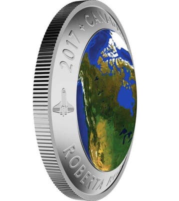 Canada. 25 Dollars 2017 A View of Canada From Space - Pure