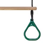 Houten Ringtrapeze met Kunststof Ringen Groen - BR touw, Ophalen of Verzenden, Nieuw