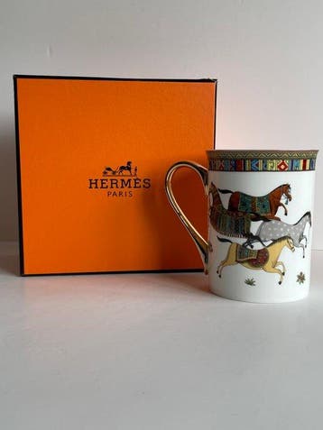 Hermès - Limoges - Nathalie Rolland-Huckel - Mok - 009882P -