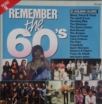 LP gebruikt - Various - Remember The 60s (Volume 2), Verzenden, Zo goed als nieuw, Overige formaten