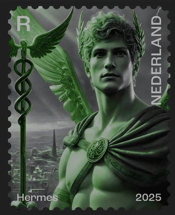 Nederland 2022/2025 - Unieke starters pack crypto stamps, Gestempeld