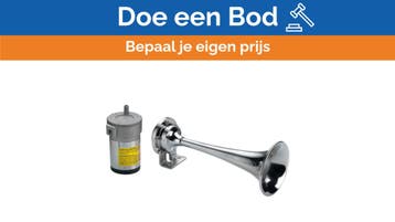 Bieden: Osculati Marco Electric Air Hoorn 24V - RINA Certif, Ophalen of Verzenden, Nieuw, Dekbeslag, Zeilboot of Motorboot
