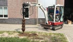 Digga Grondboor voor Minigraver van 750 KG tot 2 TON, Zakelijke goederen, Machines en Bouw | Kranen en Graafmachines, Ophalen of Verzenden