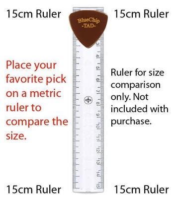 BlueChip TAD60 Triangle Plectrum 1.50 mm, Ophalen of Verzenden, Nieuw, Akoestische gitaar