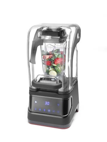 Hendi Bar Blender Digitaal met Dempkap | 2,5L | Zwart | 220–, Ophalen of Verzenden, Nieuw in verpakking