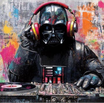 ERIC BRUMETTE - DJ DARK VADOR SAVED MY LIFE 3 - Toile L -