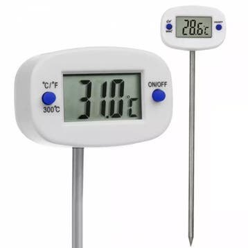Digitale keukenthermometer met sonde 15 cm – temperatuurbere, Ophalen of Verzenden, Nieuw